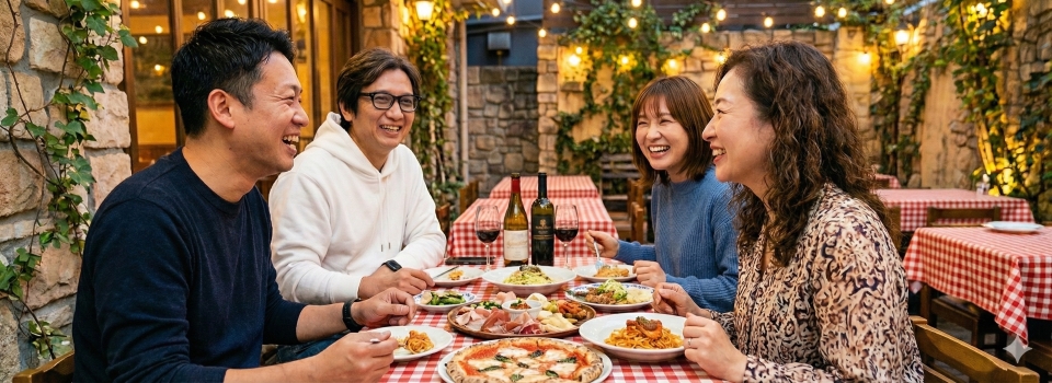 食べ歩きの様子